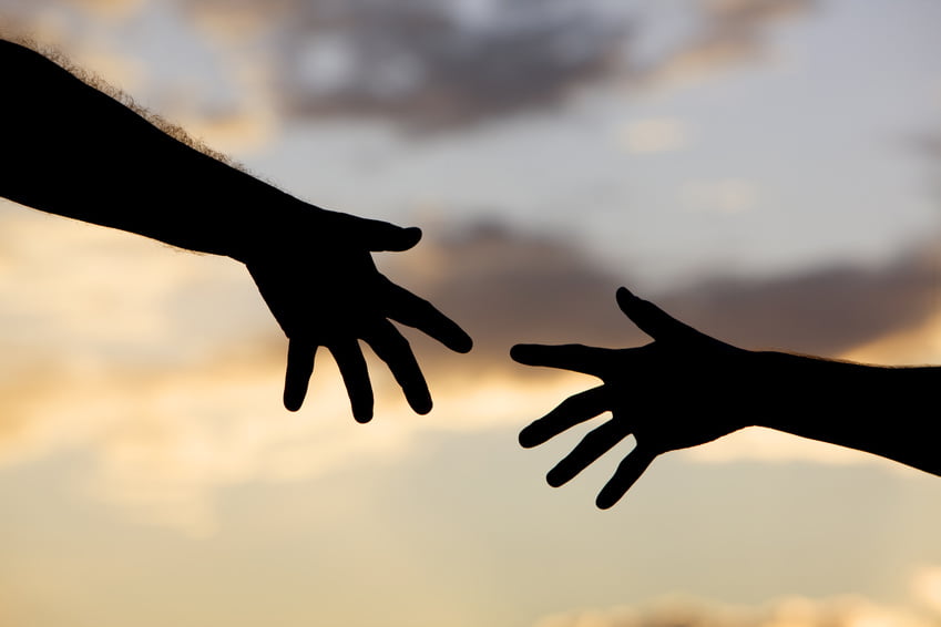Hands Reaching